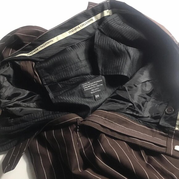 ITALIAN Collezion Men's pants with a unique Italian design Size 32W X 47L - Picture 3 of 6
